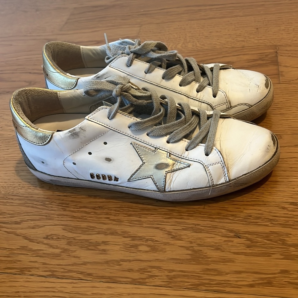 Golden Goose White Sneakers - Size 39